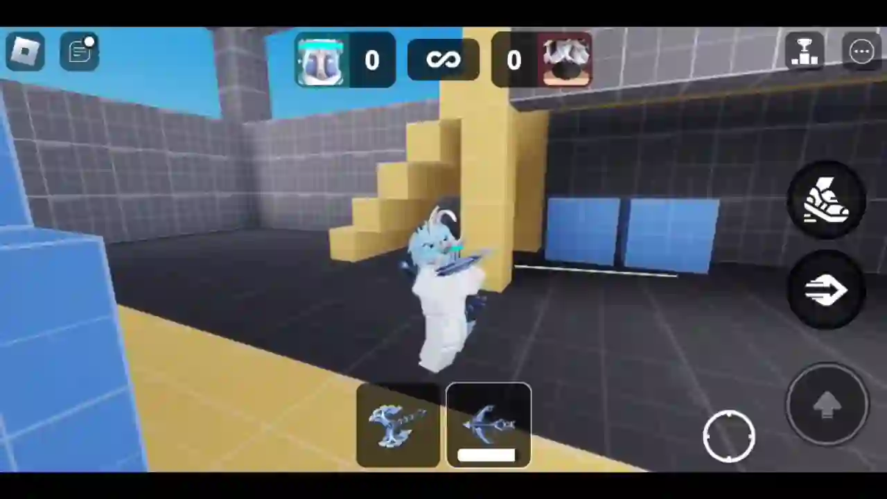 MVS DUELS knives and revolvers with icy effect skins